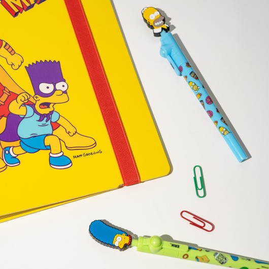 CLASSEUR 4 ANNEAUX POLYPROPYLÈNE LES SIMPSON