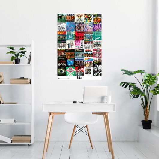 POSTER BEATLES- SINGLES