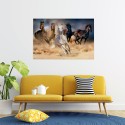 POSTER CINQ CHEVAUX