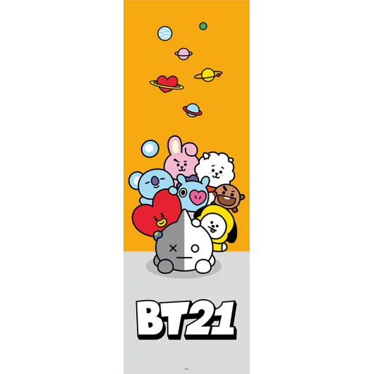 POSTER PUERTA BT21 PERSONAJES