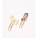CLIPS CON TOPPER FRIDA KAHLO