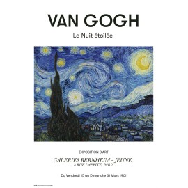 POSTER VAN GOGH LA NUIT ETOILEE