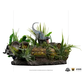 FIGURA ART SCALE JURASSIC WORLD EL REINO CAIDO VELOCIRAPTOR BLUE DELUXE