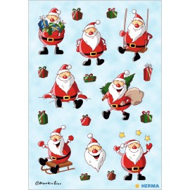 PEGATINAS DECOR PAPA NOEL