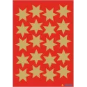 PEGATINAS DECOR ESTRELLAS DORADAS 21 mm