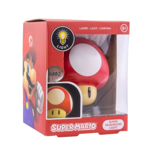 LAMPARA ICONS NINTENDO SUPER MARIO SUPER MUSHROOM