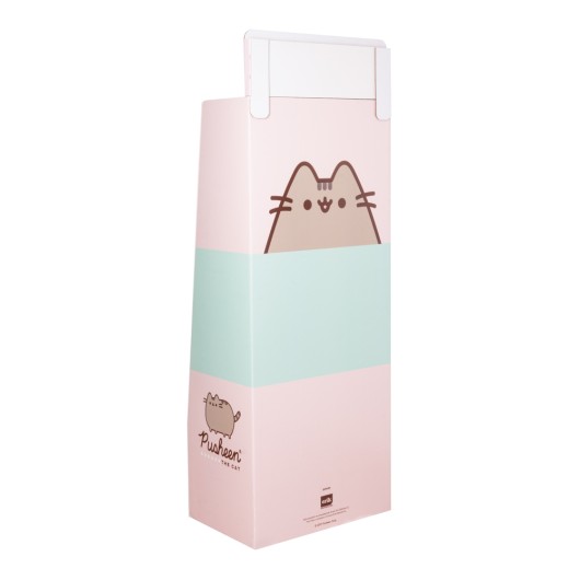 EXPOSITOR 1/4 PALET CARTON 5 BALDAS PUSHEEN