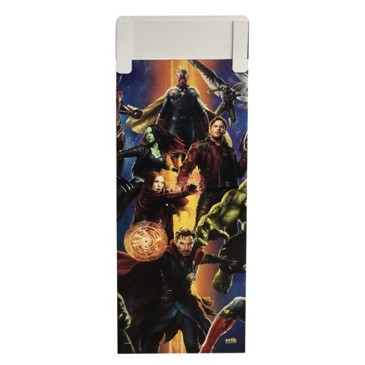 EXPOSITOR 1/4 PALET CARTON 4 BALDAS MARVEL LOS VENGADORES