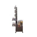 EXPOSITOR POSTER TOTEM 10 REFS NEGRO ALTO 1,60