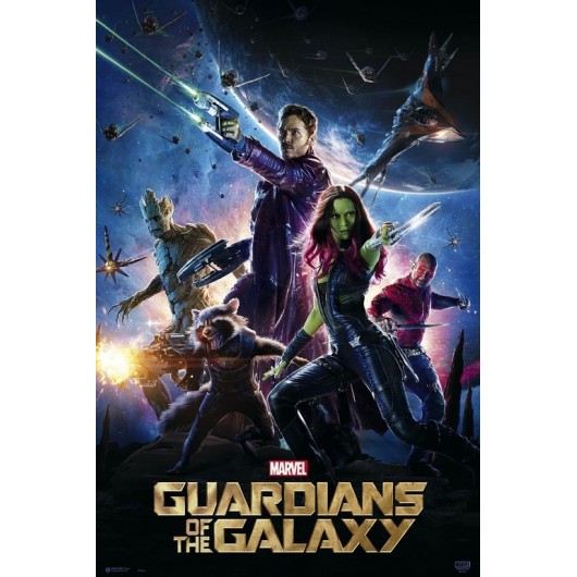 POSTER MARVEL GUARDIANES DE LA GALAXIA OFICIAL