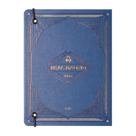 CUADERNO TAPA FORRADA PREMIUM PU REAL MADRID