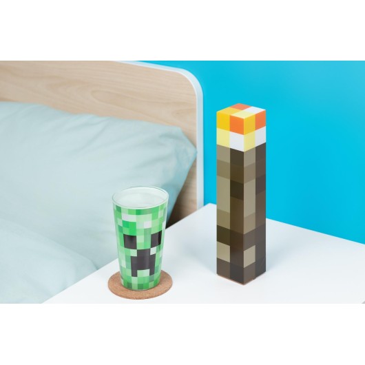 LAMPARA MINECRAFT ANTORCHA