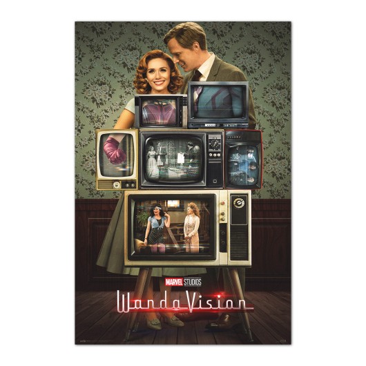 POSTER MARVEL WANDAVISION LIFE ON TV