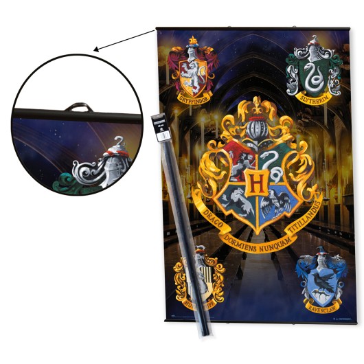 PACK COLGADOR CON POSTER HARRY POTTER 3