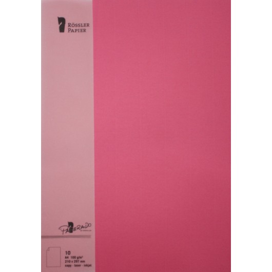 FOLIO A4 PAPERADO 10 UNIDADES FUCSIA