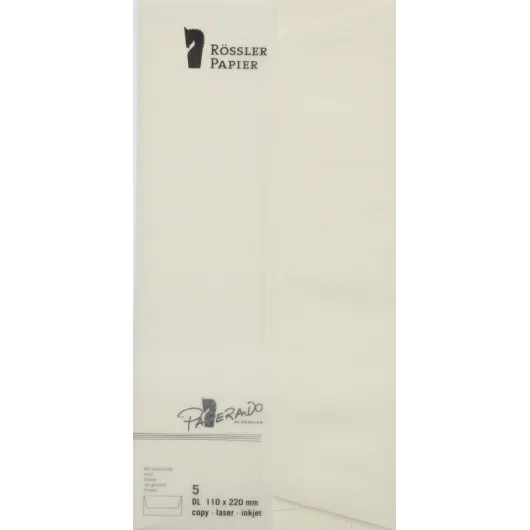 SOBRE DL AMERICANO PAPERADO 5 UNIDADES CREMA