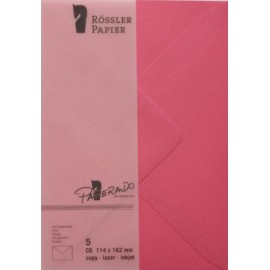 SOBRE C6 MINISTRO PAPERADO 5 UNIDADES FUCSIA