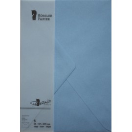 SOBRE C5 PAPERADO 5 UNIDADES AZUL
