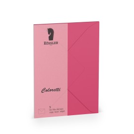 SOBRE C6 MINISTRO COLORETTI 5 UNIDADES FUCSIA