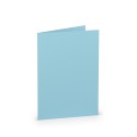 TARJETA A6 DOBLE COLORETTI 5 UNIDADES AZUL CIELO