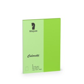 TARJETA A6 DOBLE COLORETTI 5 UNIDADES VERDE LIMA