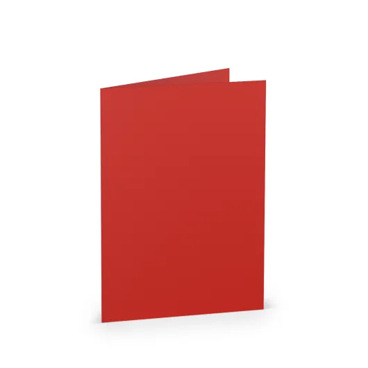TARJETA A6 DOBLE COLORETTI 5 UNIDADES ROJO