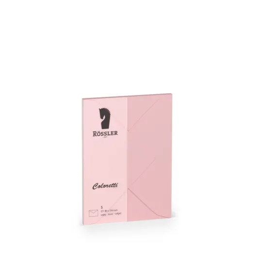 SOBRE C7 COLORETTI 5 UNIDADES ROSA