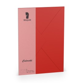 SOBRE C5 COLORETTI 5 UNIDADES ROJO