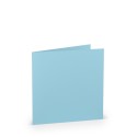 TARJETA DOBLE 157X157 COLORETTI 5 UNIDADES AZUL CIELO