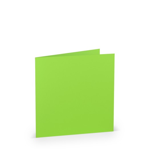 TARJETA DOBLE 157X157 COLORETTI 5 UNIDADES VERDE LIMA