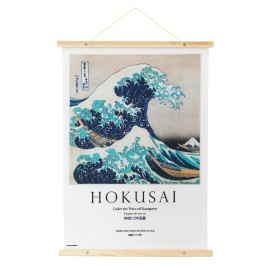 BANDEROLA DE MADERA THE GREAT WAVE OFF KANAGAWA KOKONOTE