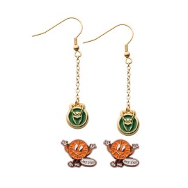 SET PENDIENTES MARVEL LOKI CORONA Y MISS MINUTES