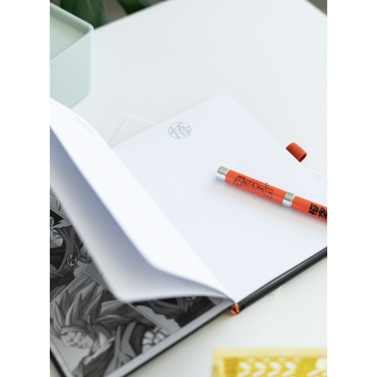 CUADERNO PREMIUM A5 CON BOLIGRAFO PROYECTOR DRAGON BALL SUPER GOKU