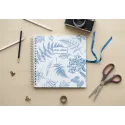 SCRAPBOOK ALBUM FOTO 26X26 CM 40 PAGINAS BLUE NATURE