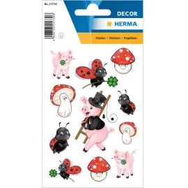 PEGATINAS DECOR LUCKY CHARM GLITTERY