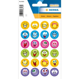 PEGATINAS MAGIC FACES GLITTERY FOIL