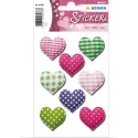 PEGATINAS MAGIC HEARTS FABRIC