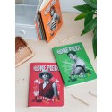 PACK 3 CUADERNOS A5 ONE PIECE NETFLIX - MONKEY D. LUFFY, RORONOA ZORO Y NAMI