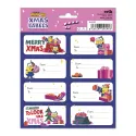 ETIQUETAS ADHESIVAS NAVIDAD MINIONS