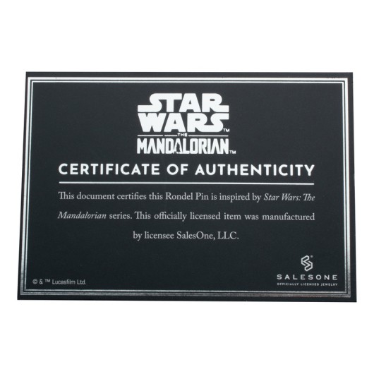 PIN MAGNETICO STAR WARS THE MANDALORIAN MUDHORN RONDEL