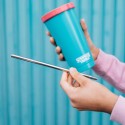 BICCHIERE IN ACCIAIO CON CANNUCCIA STRANGER THINGS - RINK-O-MANIA