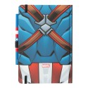 QUADERNO PREMIUM A5 CON PENNA MARVEL CAPITAN AMERICA - UNIFORME