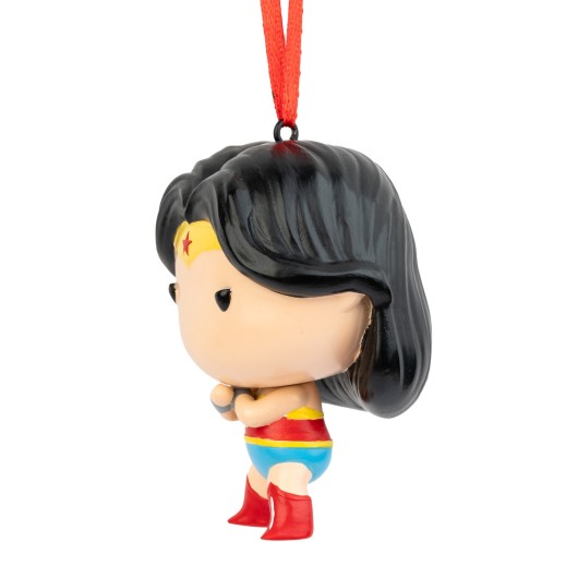 SET 3 DECORAZIONI DI NATALE DC COMICS-SUPERMAN, WONDER WOMAN E AQUAMAN