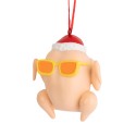 SET 3 DECORAZIONI DI NATALE FRIENDS-PAVO, SOFA E TAZA CENTRAL PERK