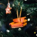 SET 3 DECORAZIONI DI NATALE FRIENDS-PAVO, SOFA E TAZA CENTRAL PERK