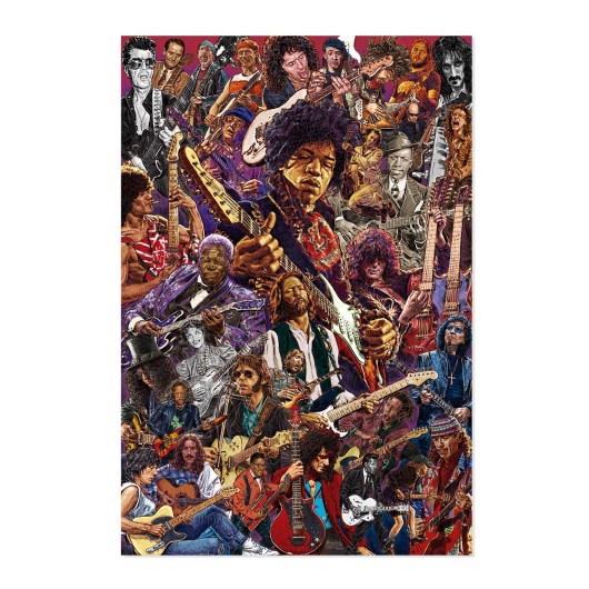 POSTER LEGENDARY GUITARISTS