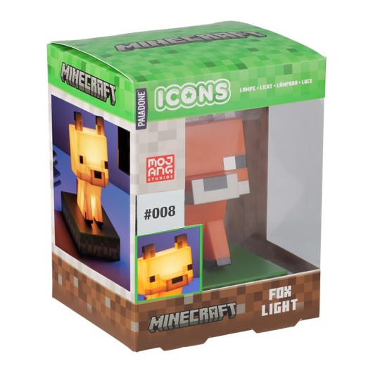 LAMPADA ICONS MINECRAFT ZORRO