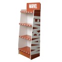 ESPOSITORE 1/4 PALLET CARTONE 4 RIPIANI MARVEL LOGO (SENZA MERCE)