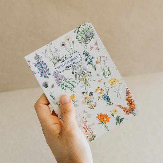 PACK 3 QUADERNI A6 WILD FLOWERS