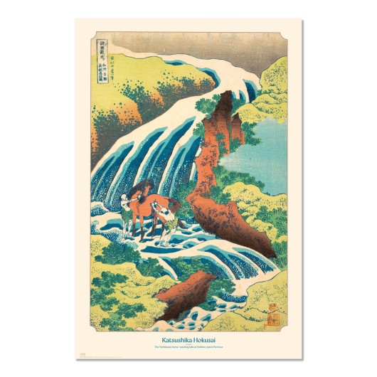 POSTER MINOWA, KANASUGI, AND MIKAWASHIMA BY UTAGAWA HIROSHIGE